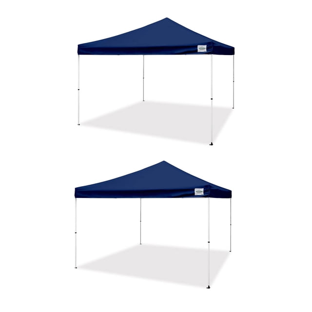 Caravan Canopy M-Series Pro 2 Abri à Montage Instantané à Jambe Droite 12 x 12, Bleu (Lot de 2)
