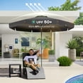 thumbnail image 4 of Outsunny Parasol de Patio Extérieur 8,5 Pi avec Inclinaison et Manivelle pour Terrasse et Jardin, 4 of 10