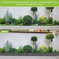 thumbnail image 4 of Garden Edging Border & Fences - Heavy-Duty Plastic Lawn Edging Kit w/ Anchoring Pegs ,Landscape Border for Yard, Flower Beds, No-Dig Garden Edging Garden Fences, 4 of 8