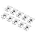 thumbnail image 1 of 10PCS Solar Panel Mounting Z Brackets Aluminum Alloy Pressing Block PV Panel Rail End Grounding Clamps Lightweight Solar Rail End Clamps For RVs Trailers Boats Yachts Wall, 1 of 8