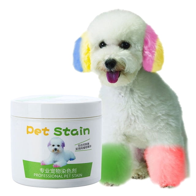 Essen 100 ml Gel de Teinture pour Poils Inoffensif Semi-permanent pour Toilettage Chien Chat
