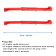 thumbnail image 3 of Ice Skate Guards, 1 Pair Plastic Ice Skating Guards Figure Skate Guards Hockey Skate Guards Skate Blade Covers With Adjustable Spring for Figure Hockey Skates, 3 of 3