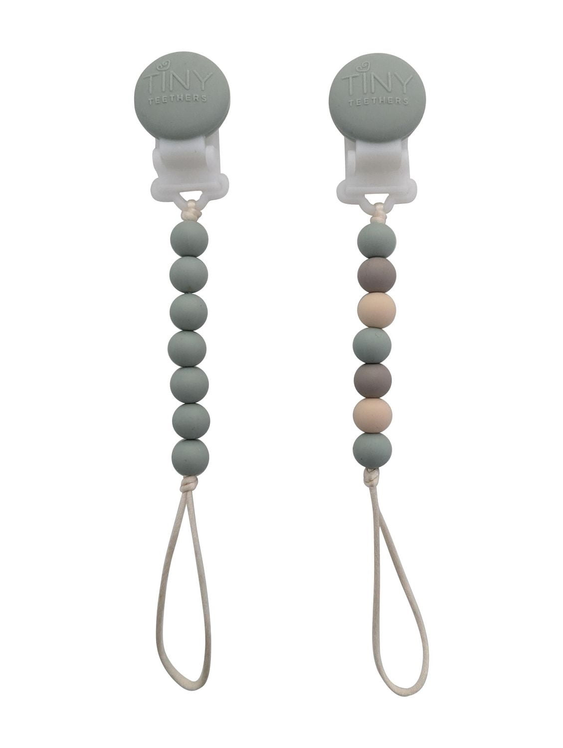 Mini-attache-tétines Tiny Teethers (lot de 2) – Confort et praticité pour vous et votre bébé