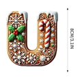 thumbnail image 3 of Rwnbm 26 Letters Christmas Tree Decoration Pendant Christmas Tree Ornaments Personalized DIY Christmas Ornaments Christmas Decoration Xmas Tree Hanging Decor Feature, 3 of 4