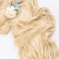 thumbnail image 4 of Cheesecloth Table Runner, 3.0 X 10ft Cheese Cloth Table Runner, Soft Romantic Boho Sheer Table Runner, Gauze Table Runner For Wedding Birthday Party Table Decoration, 4 of 8