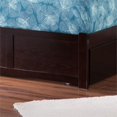 thumbnail image 3 of Madison Lit Plateforme Complet en Bois avec Pied de Lit et Lit Gigogne Simple en Espresso, 3 of 8