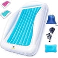 thumbnail image 1 of Sleepah Inflatable Toddler Travel Bed Inflatable & Portable Air Mattress Blow up Bed Bed Rails Twin, 1 of 8