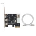 thumbnail image 2 of Expansion PCIE Carte de Capture 3 Ports Carte d'Extension 1394 Interface Conversion HD Contrôleur d'Adaptateur Vidéo, 2 of 8