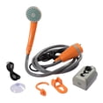 thumbnail image 3 of Rainhead USB Rechargeable Bathing 12V Convenient Eco-Friendly Electric Shower Head Convenient Eco-Friendly Swimming Hiking Energy-Saving Classical Orange, 3 of 8