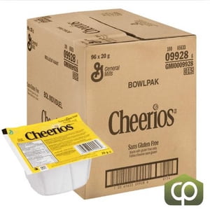 General Mills Cheerios Bowl Pack 20g (96/Case) - 4.23 lbs