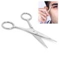 thumbnail image 1 of Beard Scissors, Stainless Steel Curved Handle Facial Beard Scissors  for Beard Trimming for Men Use MJ-LF010, 1 of 7