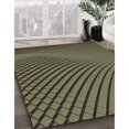 thumbnail image 3 of Ahgly Company Machine Washable Indoor Round Transitional Chocolate Brown Area Rugs, 4' Round, 3 of 7