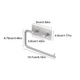 thumbnail image 3 of Vaidha Toilet Paper Roll Rack Wall Mounted 180 Degree Rotation Easy Use For Bathroom Kitchen And Washroom, 3 of 6