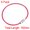 Pink, variant on Unique Bargains 150mm Length PVC Coated Stainless Steel Keyring Loop Cable Black 4 Count