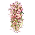 thumbnail image 1 of JilgTeok 4 Packs Simulated Roses Artificial Flower Plastic Wrapping Plants Fake Flowers Vines for Home Garden Porch Yard Living Room Ceiling Spring Decoration Clearance, 1 of 8