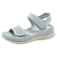 thumbnail image 2 of IUJSOY Walking Sandals for Women Lightweight Mesh Open Toe Comfort Footbed Platform Beach Shoes, 2 of 8