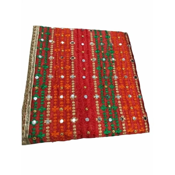Trending Punjabi Phulkari Dupatta (Multi-color)
