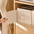thumbnail image 1 of Wardrobe Clothes Organizer, 10 Compartment Clothes Organizer With Support, Foldable Washable Laundry Drawer Organizer With Handle, 1 of 6