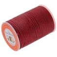 thumbnail image 4 of 1 Bobine 60 Yards Fil à Coudre en Cuir Rond ed Cordon 0,8 mm Bricolage Couture à la Main Rouge Foncé, 4 of 6