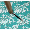thumbnail image 3 of Vargottam Indoor/OutdoorRoundTablecloth 58 InchTablecloth With Umbrella Hole & Zip, Waterproof TableCloth, TableCovers For Backyard Table -Turquoise Blue, 3 of 7