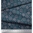 thumbnail image 2 of Soimoi Rayon Crepe Fabric Aztec Southwestern Print Fabric by Yard 46 Inch Wide, 2 of 3