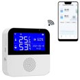thumbnail image 1 of WiFi Temperature Humidity Monitor, Wireless Digital Thermometer Hygrometer with LCD Display, Buzzer Alarm & App Alert, Smart Temperature Humidity Sens, 1 of 5