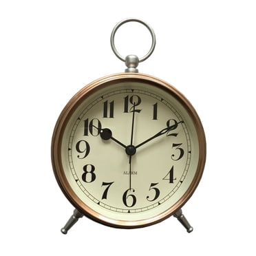 Hometrends Copper Pocketwatch Tabletop Alarm Clock