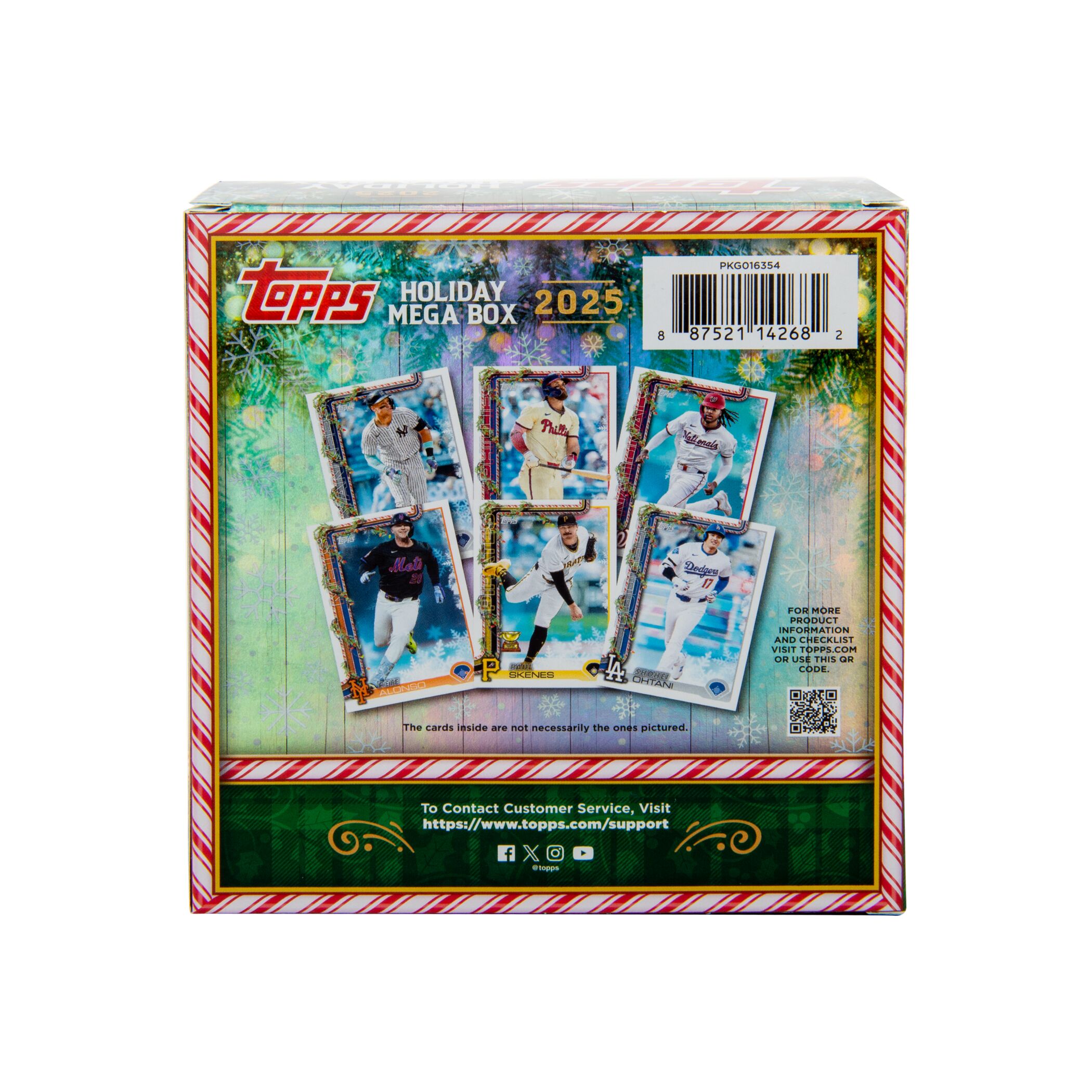 2025 Topps Holiday Baseball Trading Cards - Mega Box