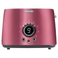 thumbnail image 1 of Sencor STS-6054RD 2-Slice Premium Metallic Toaster with Digital Button and Toaster Rack (Red), 1 of 4