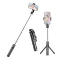 thumbnail image 1 of Tripod Extendable Selfie Stick Tripod for Phone . Length 67.2cm/26.5in with Detachable Phone Clip Remote Shutter Phone Tripod for Vlog Selfie Live Streaming Group Photo Video, 1 of 7