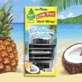 thumbnail image 3 of LITTLE TREES assainisseur d'air Vent Wrap Caribbean Colada 4-Pack, 3 of 9