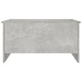 thumbnail image 2 of vidaXL Coffee Table Concrete Grey 80x55.5x41.5 cm Engineered Wood, 2 of 5