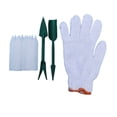 thumbnail image 3 of Ersvoioy Transplanting Tool Set, 2Pc Mini Plastic Sowing Digging Tools Kit Seedling Extractor, Garden Seedling Tools with 10 Straight Labels, Seed Sower Spreader Handheld for Tiny Seeds Multicolour, 3 of 7