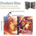 thumbnail image 2 of Trading Card Binder, 4-Pocket Album Book Holder, Fits for TCG Game 240 Cards-OPA3, 2 of 5