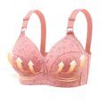 thumbnail image 2 of Yuyuzo WirelessBras for Women V Neck Full Coverage Bralettes Seamless Adjustable Strap Push up Bra, 2 of 3
