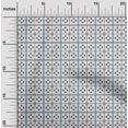 thumbnail image 1 of oneOone Cotton Flex Fabric Check Ikat Print Fabric BTY 40 Inch Wide, 1 of 4