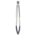 thumbnail image 1 of Thyme & Table Silicone Locking Tongs, Blue Speckled, 1 of 5