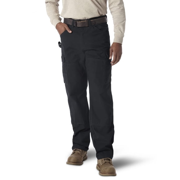 RIGGS WORKWEAR by Wrangler Men's Ranger Pant,Black,42x30