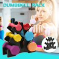 thumbnail image 2 of kiplyki Dumbbell 3 Tier Rack Stand Dumbbells Hand Weights Sets Holds 30, 2 of 4