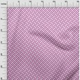 thumbnail image 3 of oneOone Cotton Poplin Fuschia Pink Fabric Geometric Craft Projects Decor Fabric Printed by The Yard 42 Inch Wide, 3 of 4