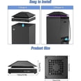 thumbnail image 5 of JIUOU Ventilateur de Refroidissement pour Xbox Series X, Système de Ventilateur Supérieur Refroidisseur pour Xbox Series X avec Lumière DEL RVB à Faible Bruit Réglable, 5 of 5
