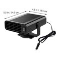 thumbnail image 3 of Car Heater with 12V 120W and 2In1 Heating and Defrosting Functions and Adjustable Angle for Multiple Vehicles and EasyToInstall to Keep Windshield Clear, 3 of 7