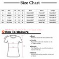 thumbnail image 3 of Pompotops Fashion Women Causal Button Patchwork Blouse Short Sleeve T-Shirt Summer Tops Clearance, 3 of 7