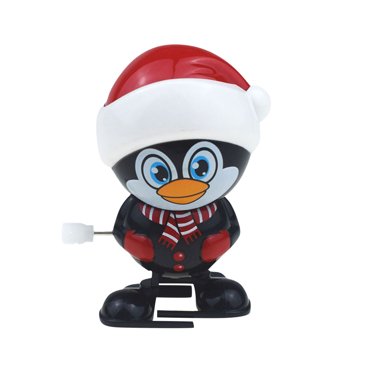 SIfdSeng Petits Jouets Père Noël Bonhomme de Neige Pingouin Ours Brun Jouet Rebondissant Cadeaux de Bas de Noël Jouets de Noël à Remonter pour Enfants / Jouets de Noël à Remonter pour Enfants Petits Jouets Fantaisie pour Garçons et Filles