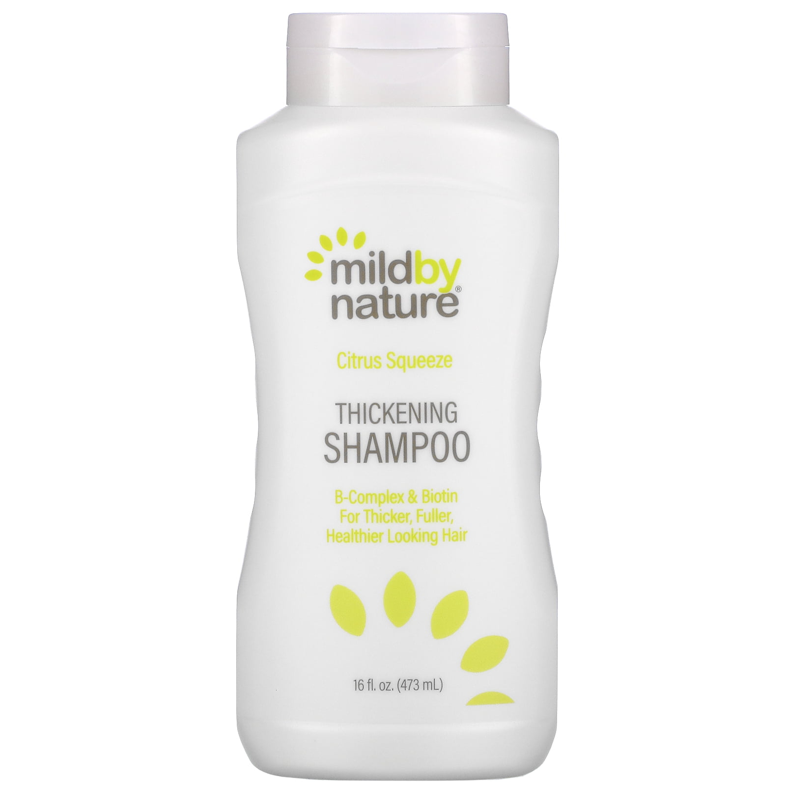 Mild By Nature, Thickening B-Complex + Biotin Shampoo by Madre Labs, No Sulfates, Citrus Squeeze, 16 fl oz (473 ml)