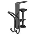 thumbnail image 2 of Metal Desk Holder Hanger Desk Cable Management Undertable Storage For Headphones Bags Keys, 2 of 5