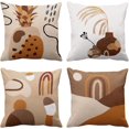 thumbnail image 1 of Housse de Coussin Arbre de Noël 20x20 Pouces Lot de 2, Carreaux Rouges et Noirs Rustiques Housse de Coussin en Coton pour Salon Chambre Canapé Voiture Décor, 1 of 6