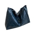 thumbnail image 2 of Trendy Ladies' Tote Bag Large Capacity Soft Leather Shoulder Bag Handcarry Bucket Purse, 2 of 5