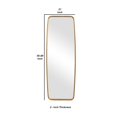 thumbnail image 5 of Benjara BM239256 60 in. Full Length Metal Frame Contemporary Mirror, Gold, 5 of 5
