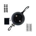 thumbnail image 1 of Abbracc Corde à Linge de Camping Portable Corde à Linge Sans Perçage Légère Ajustable Lessive Noire 8 m avec Sac, 1 of 9